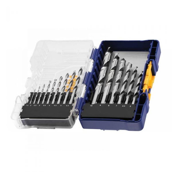 KOMPLET WIERTEŁ DO METALU HSS PRO 1.5-10MM 15 SZTUK - I-IW3031501