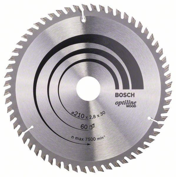 PIŁA TARCZOWA H OPTILINE WOOD 210 2,8 30/60Z - B 2608641190