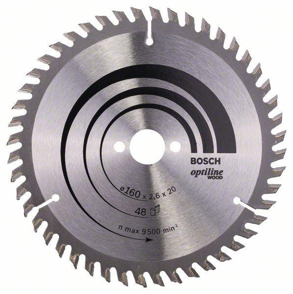 PIŁA TARCZOWA-H OPTILINE WOOD 160 2.6 20/16Z48 - B 2608640732