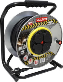PRZEDŁUŻACZ HEAVY DUTY METALOWY BĘBEN 30M H05RR 3 2,5 IP44 - VT-427-3025