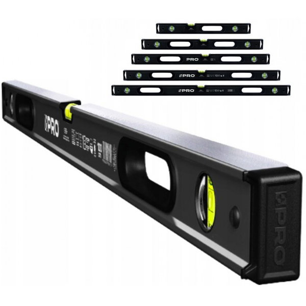 POZIOMICA MALOWANA CZARNA FREZ Z UCHWYTEM HD SERIA 900 180CM - 100-18HD U C