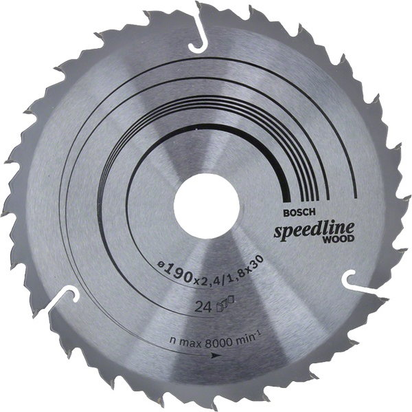 PIŁA TARCZOWA H SPEEDLINE 190 2,6 30Z24 - B 2608640801