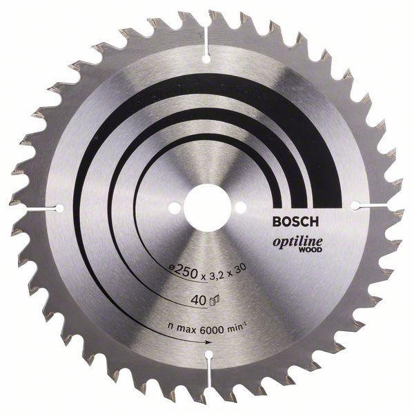 PIŁA TARCZOWA-H OPTILINE WOOD 250 3,2 30/Z40 - B 2608640728