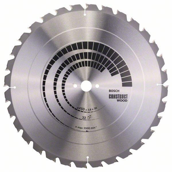 PIŁA TARCZOWA T CONSTRUCT WOOD 450 3,8 30/Z32 - B 2608640694