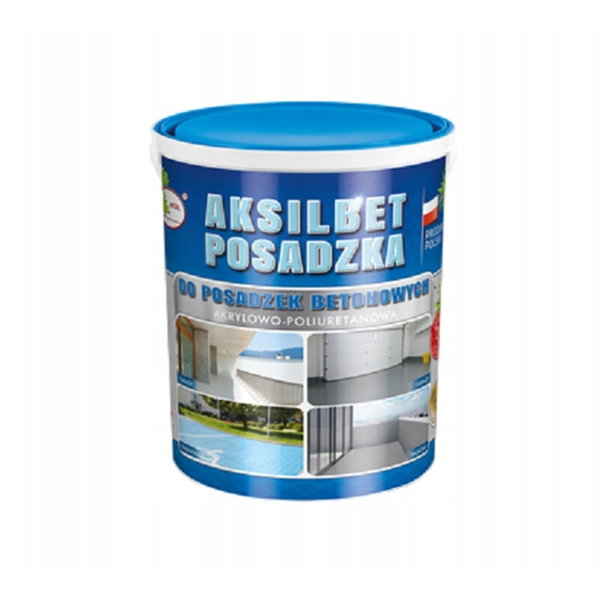 AKSILBET FARBA DO POSADZKI SZARY JASNY RAL 7035 1,0L - 5EMPO.SZJ1.0