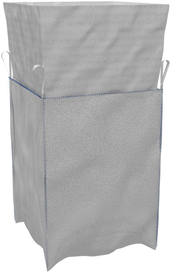 WOREK BIG-BAG 90 90 160 CM BIAŁY, OTWARTY Z KOŁNIERZEM - MG-300-0070