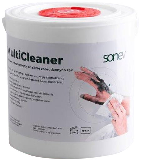 ŚCIERECZKI SONEX MULTI CLEANER, WIADERKO 150 LISTKÓW - CZY SO 8025