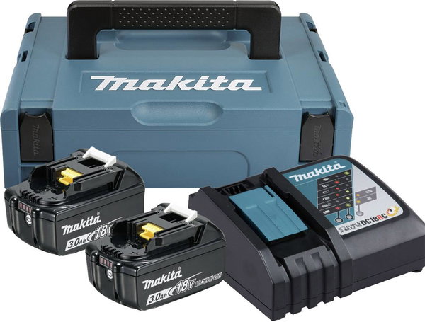 ZESTAW ZASILAJĄCY 18V MAKPAC 2 3.0AH BL1830B+DC18RC - M 197952-5