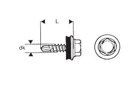 WKRĘT SAMOWIERTNY 4.8 20MM OCYNKOWANY - 5.0 STO - WSB 20 ZN