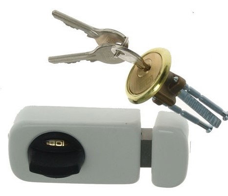 ZAMEK NAWIERZCHNIOWY 3 KLUCZE TB61 60MM BRĄZOWY - MP ZN TRB BR