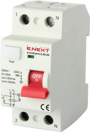 WYŁĄCZNIK RÓŻNICOWOPRĄDOWY RCCB.PRO 2P 25A 30MA - EX-P003004