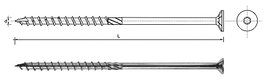 WKRĘT DO DREWNA Z ŁBEM STOŻKOWYM NA TORX 8 200MM T40 - 50.0 SZT - SPKS 8 200