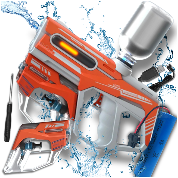 PISTOLET NA WODĘ ELEKTRYCZNY AUTOMATYCZNY KARABIN WODNY 2W1 AKUMULATOR