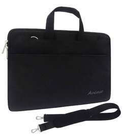 Torba na laptop 15,6" z uchwytem i paskiem czarna