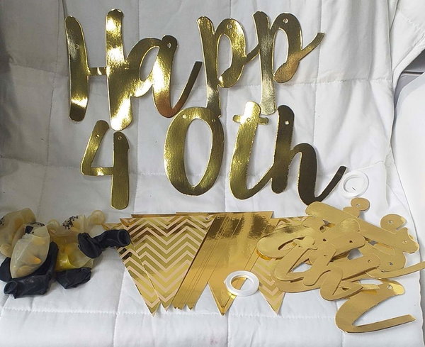 Dekoracje Na 40 Urodziny Happy Birthday 40Th