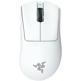 RAZER Mysz Gamingowa DeathAdder V3 Pro, White Edition, Ergonomic Bezprzewodowa