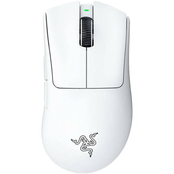 RAZER Mysz Gamingowa DeathAdder V3 Pro, White Edition, Ergonomic Bezprzewodowa