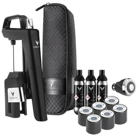CORAVIN Timeless Six Plus, System do przechowywania wina, Czarny