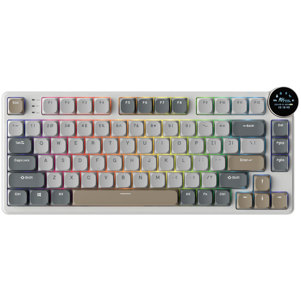 ROYAL KLUDGE RK N80 Pearly Dawn Gaming Keyboard Red switch