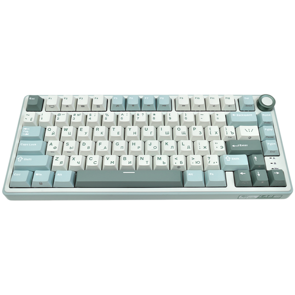 ROYAL KLUDGE R75 Sky Cyan Gaming Keyboard Brown switch