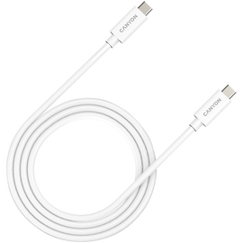CANYON Kabel UC-44 USB-C do USB-C 240W 40Gbps 4k 1m Biały