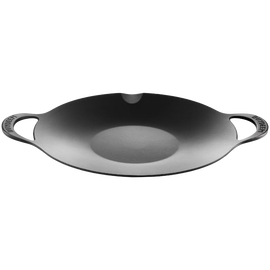 BUYDEEM Aluminiowa taca do grilowania i smażenia 36 cm, model CP101, kolor Black