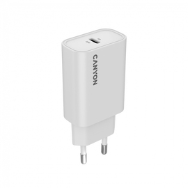 CANYON Ładowarka sieciowa OnCharge 30CL 30W 1xPD UK Biała
