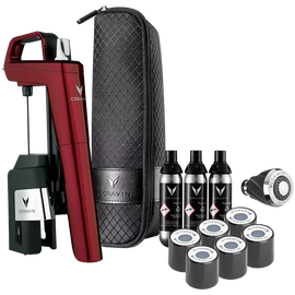 CORAVIN Timeless Six Plus, System do przechowywania wina, Burgundowy