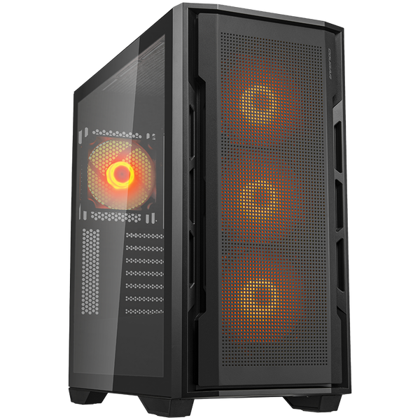 COUGAR Obudowa Uniface RGB , Midi Tower, Czarna
