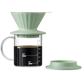 BUYDEEM, Przelewowy zestaw do parzenia model, CD1024, kolor Cozy Greenish