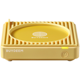 BUYDEEM Podstawka grzewcza, model OA2001, kolor Mellow Yellow