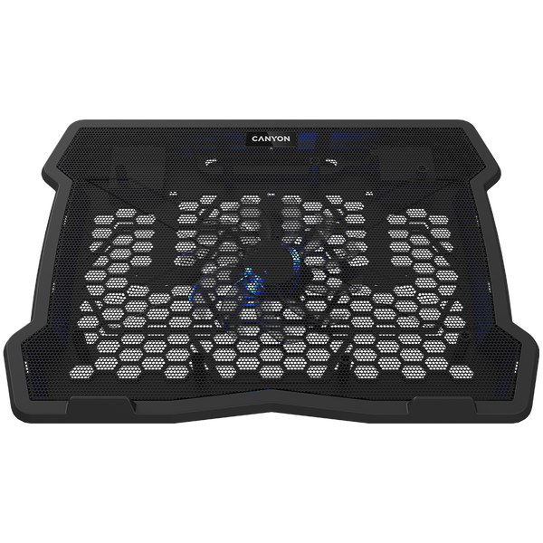 CANYON Podstawka chłodząca NS02 Wentylator 2USB LED Czarna