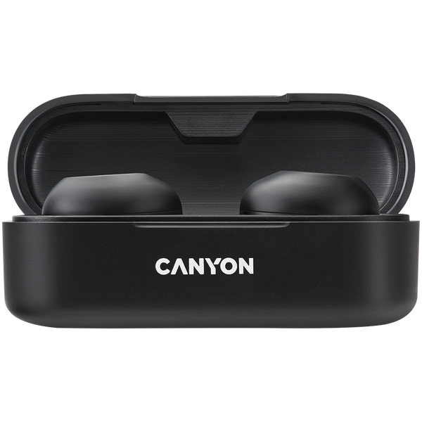 CANYON Słuchawki dokanałowe TWS-1 Czarne