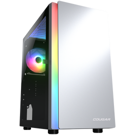 COUGAR Obudowa Purity RGB, Mini Tower, 1 x ARGB , Biała