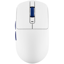ROYAL KLUDGE M30 White Blue Gaming Mouse PAW 33111K