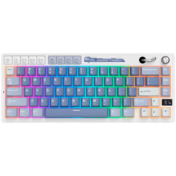 ROYAL KLUDGE RK M65 Ocean Blue Gaming Keyboard Cream switch