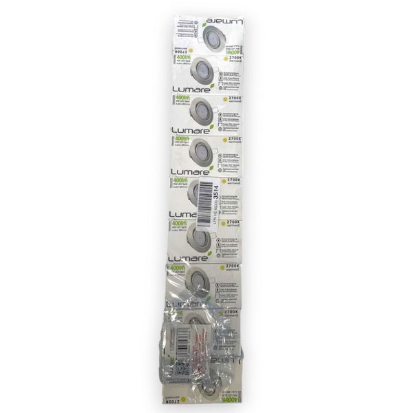 Reflektor Led Do Zabudowy 4W 400Lm Ip44 Srebrny