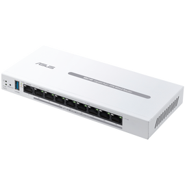 ASUS ExpertWiFi EBG19P Gigabit PoE+ VPN 9 port wired router, 8 PoE+ ports, 123W