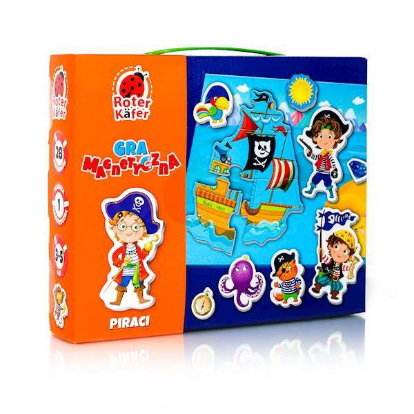 Gra edukacyjna magnetyczna Piraci dla dzieci RK2060-06