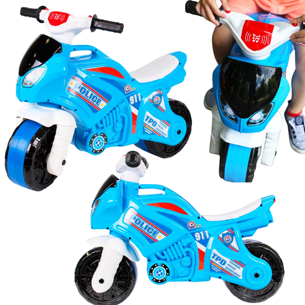 Jeździk Motorek Biegowy dla Dzieci Motor 71CM Dźwięk 5781