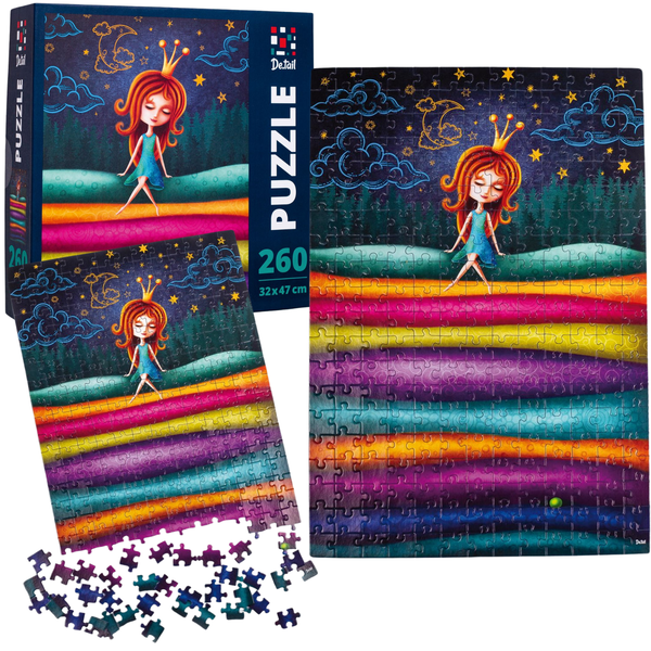 Puzzle Księżniczka 260 el. dla dzieci DT200-04