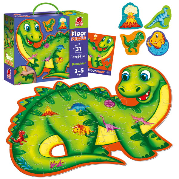 Puzzle podłogowe Dinozaury Roter Kafer Dla dzieci RK7010-01