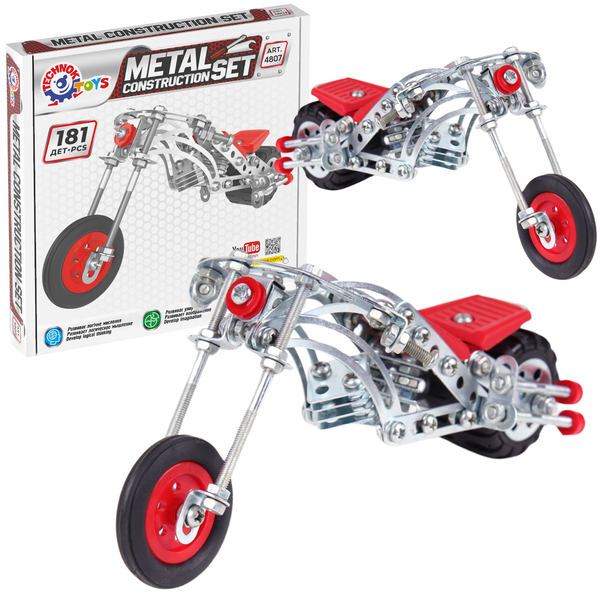 Klocki Konstrukcyjne Metalowe Motor 181 el. Technok 4807