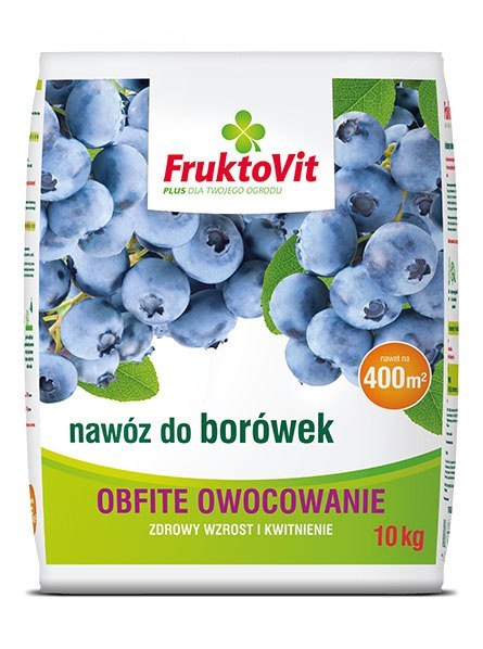 Nawóz Do Borówek Mineralny Granulat 10kg Fruktovit Plus