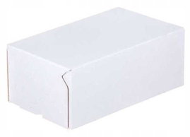Karton Fasonowy 250x200x80mm BIAŁY-BRĄZOWY 3W E 350g/m2 - 100 szt.