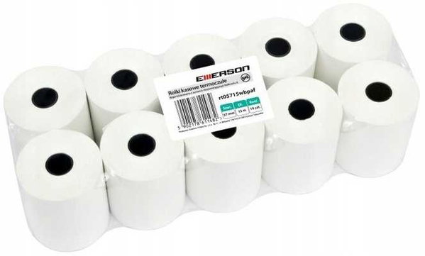 Rolka Termiczna EMERSON 57mm x 15m - BPA FREE (RT05715WBPAF) - 120 szt.
