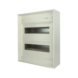 Rozdzielnica natynkowa 2 rzędowa 24 modułowa skrzynka elektryczna biała Hager
