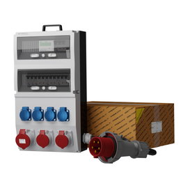 Rozdzielnica budowlana z licznikiem i kablem eXT-S/FI 32A 2x16A 4x230V SKH