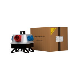 Rozdzielnica budowlana wtyczka odbiornikowa 16A BAU 5x230V Schuko Mennekes
