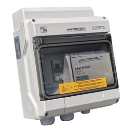 Rozdzielnica fotowoltaiczna solarna AC 1x ogranicznik Typ T1 T2 IP65 Doktorvolt